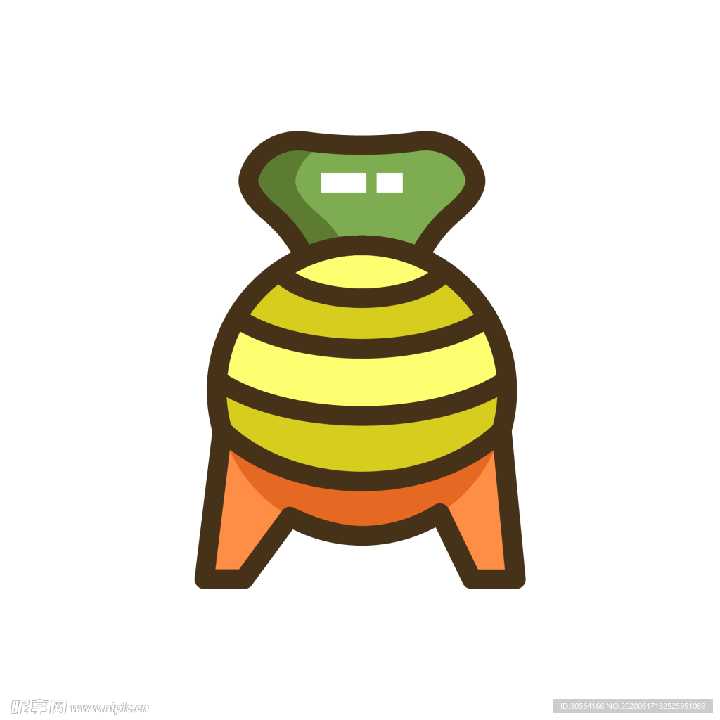 自然运动图形标志图标装饰素材