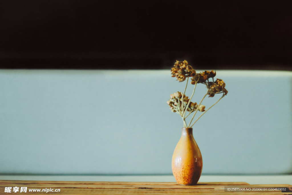 干花捧花瓶花插花图片