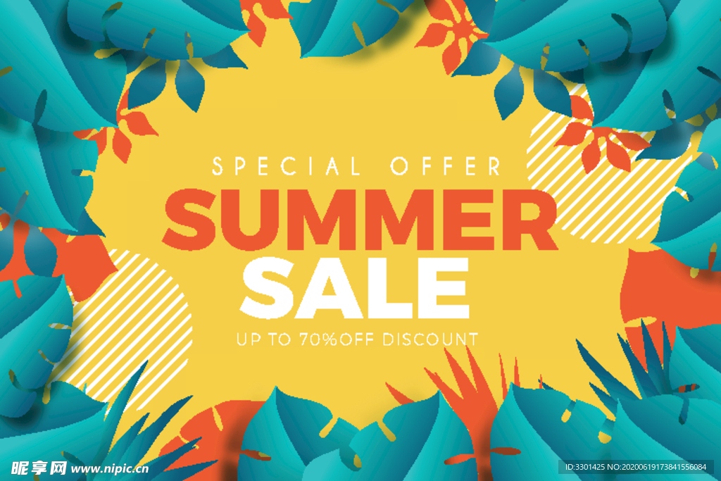 夏季大减价矢量