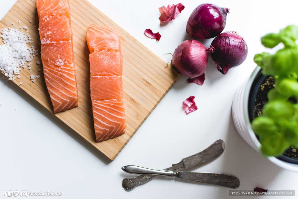 三文鱼鲜美图片