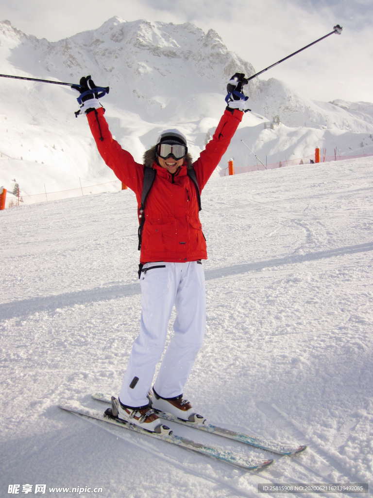 滑雪运动滑雪板图片