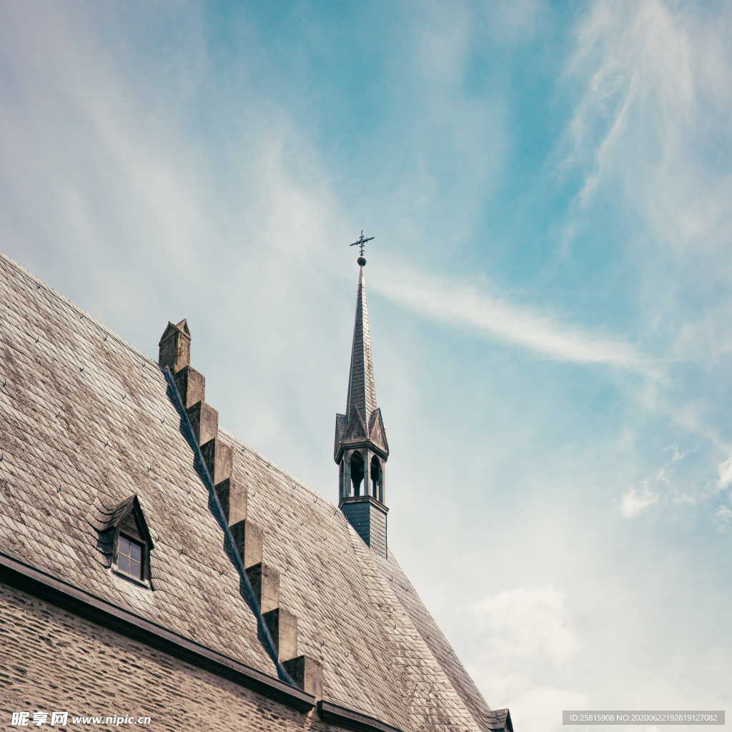 卢森堡城堡古堡建筑图片