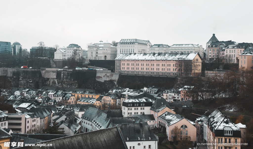 卢森堡城堡古堡建筑图片