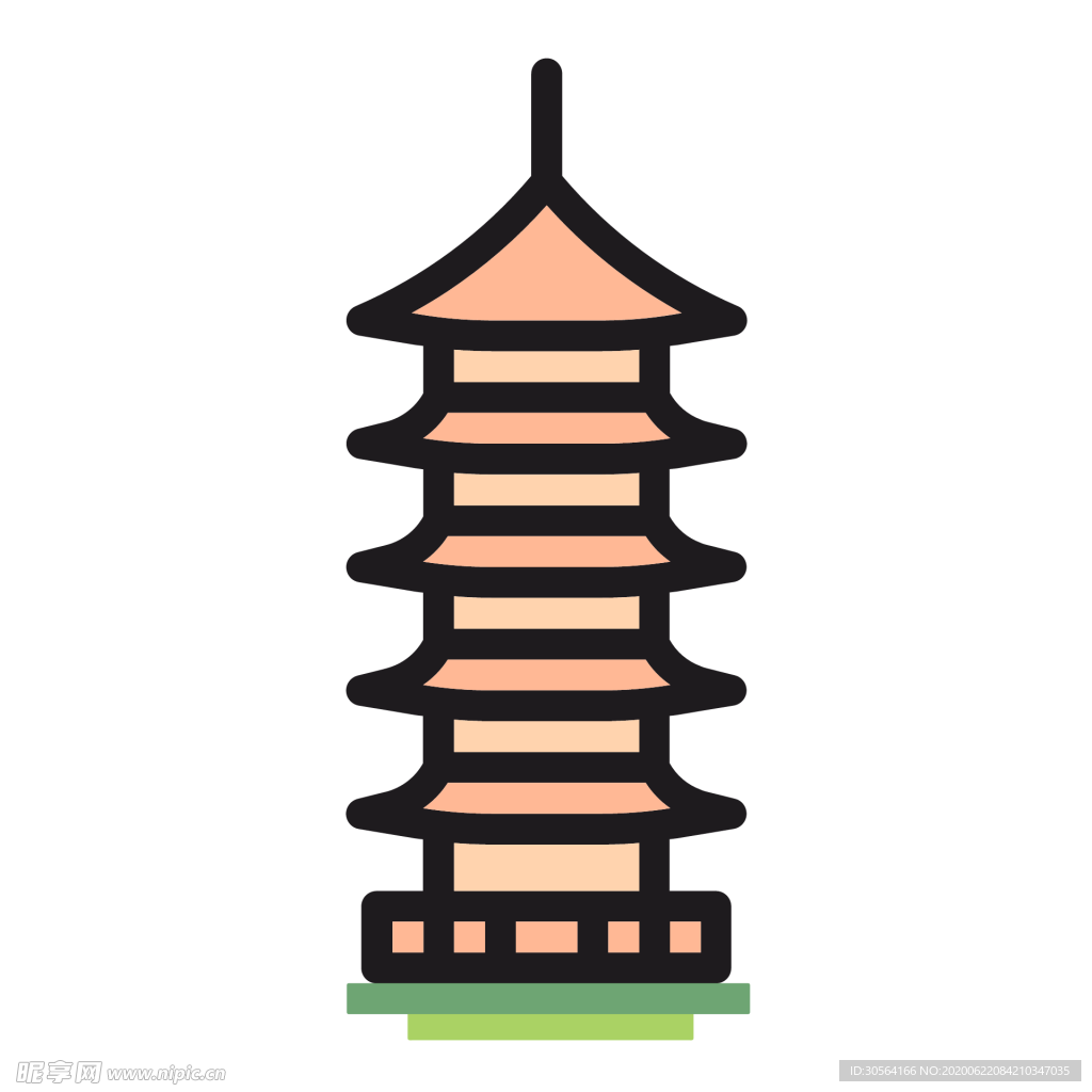 建筑图像图标标志图形素材