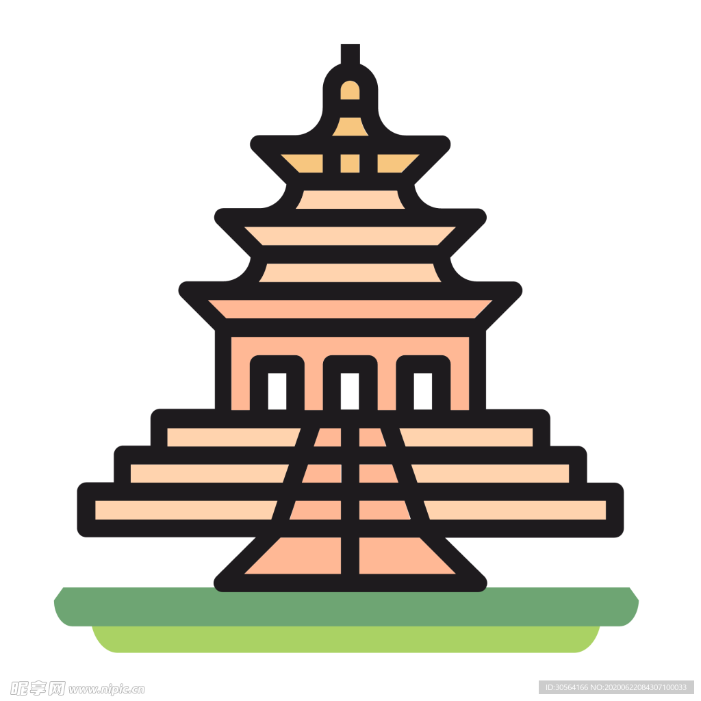 建筑图像图标标志图形素材