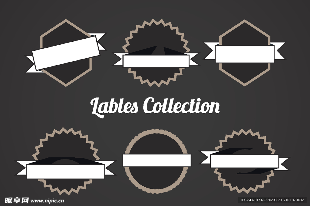 矢量标签素材