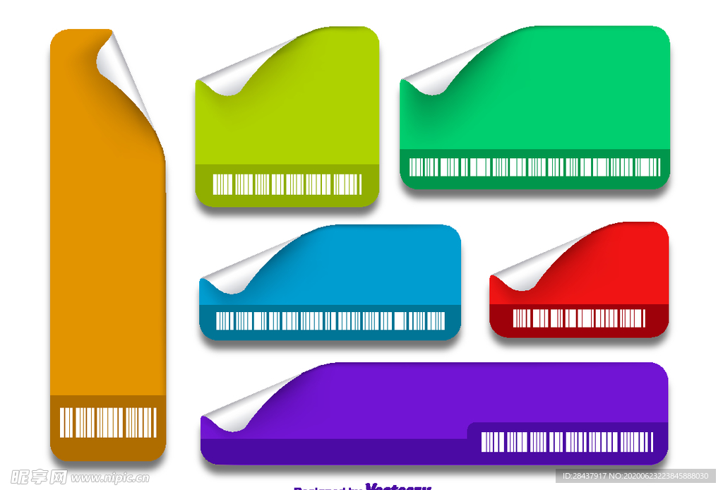 矢量标签素材