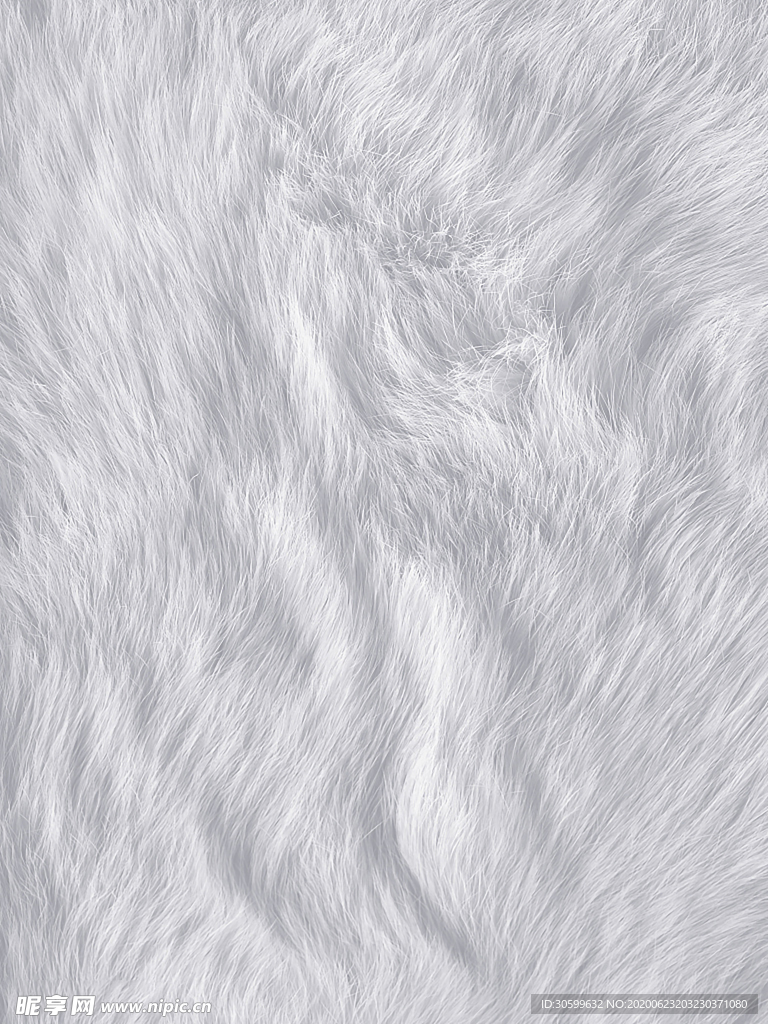 白色毛绒纹理