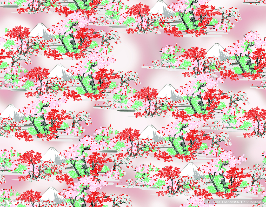 大牌抽象花草树木