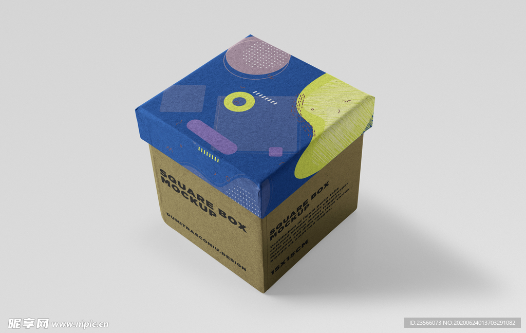 包装盒子展示效果图