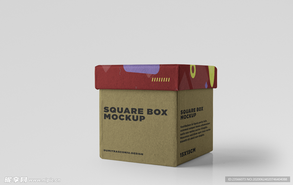 包装盒子展示效果图