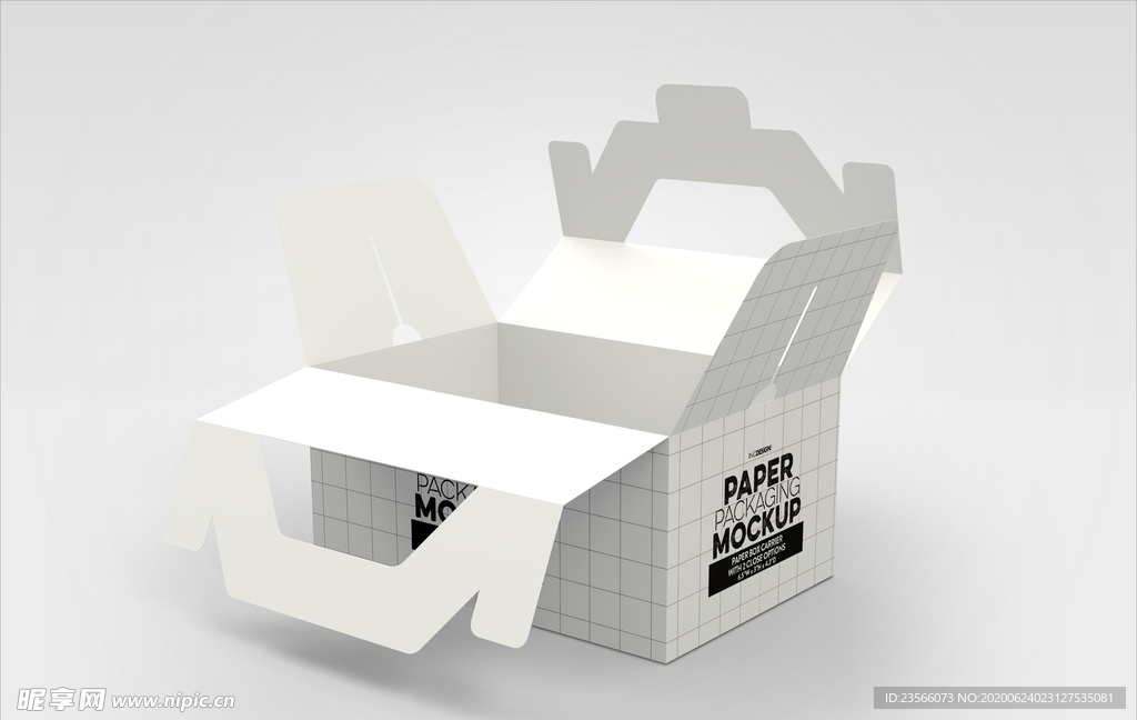 包装盒子展示效果图