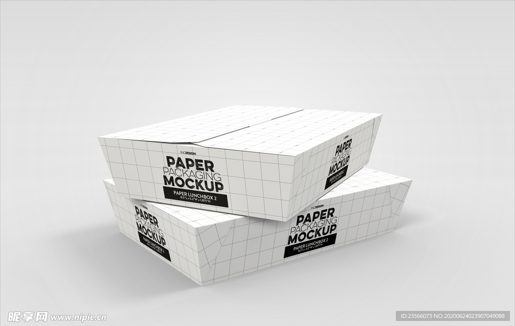 包装盒子展示效果图