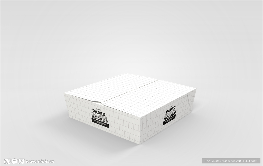 包装盒子展示效果图