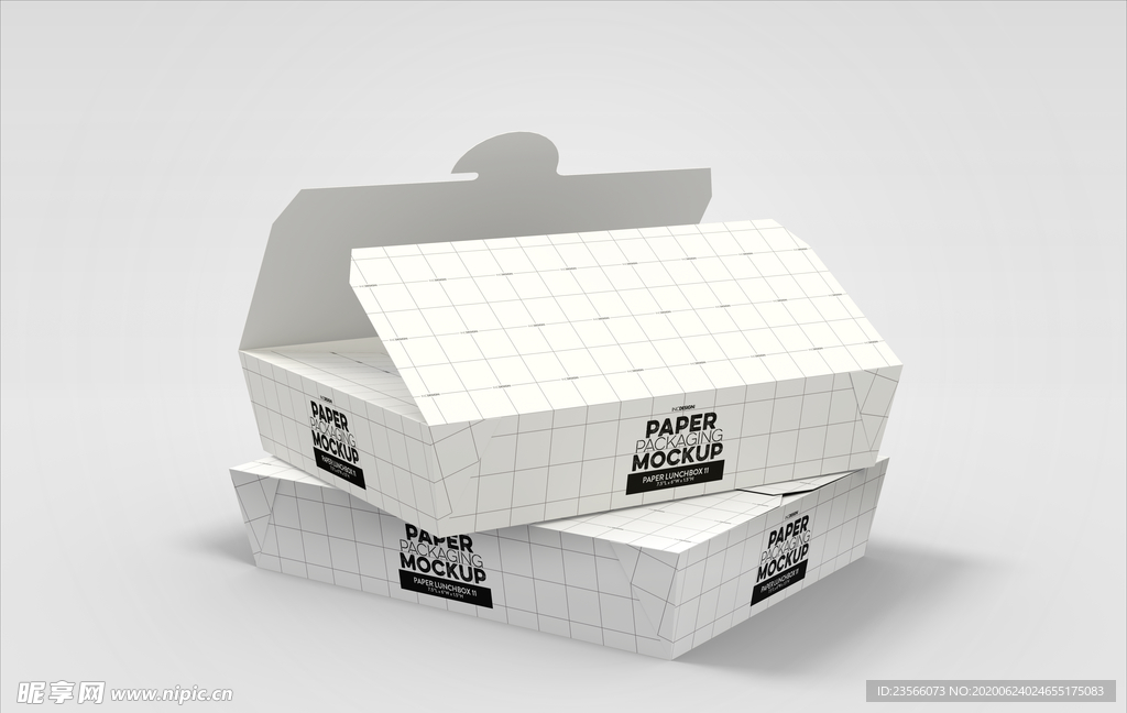 包装盒子展示效果图