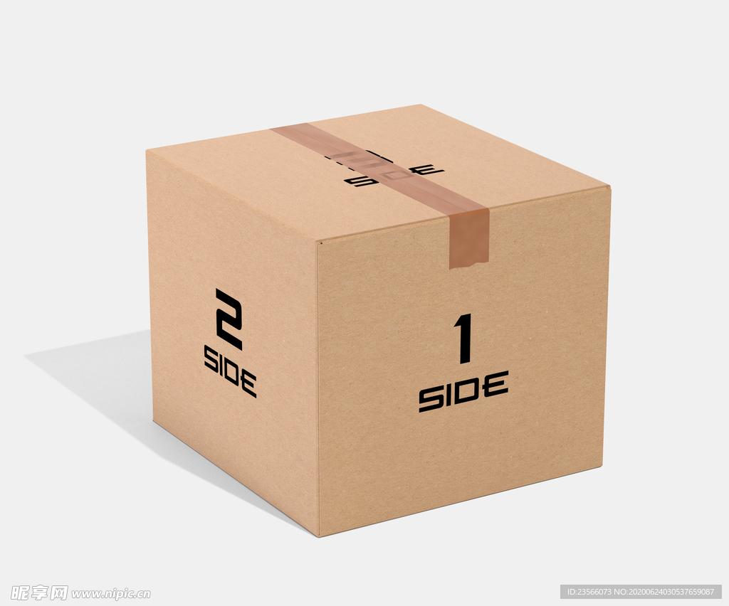 包装盒子展示效果图