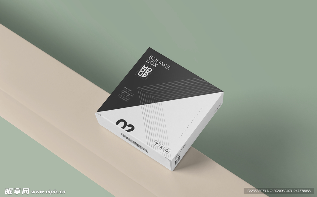 包装盒子展示效果图