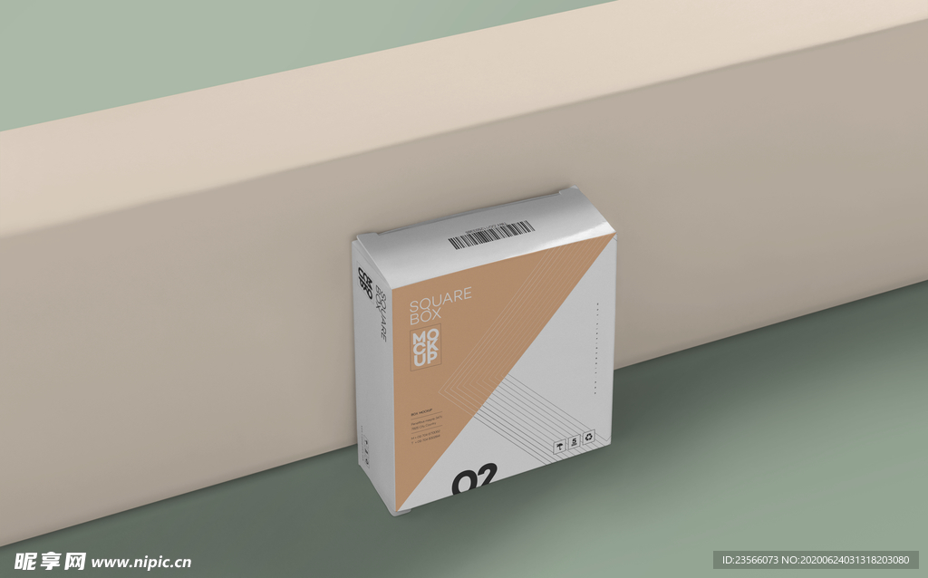 包装盒子展示效果图