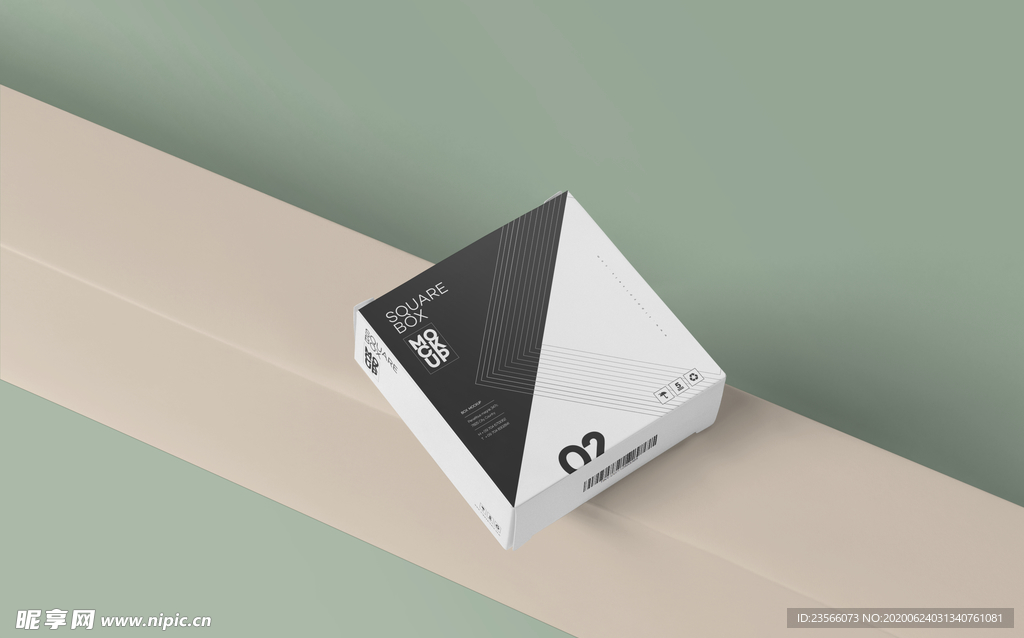 包装盒子展示效果图