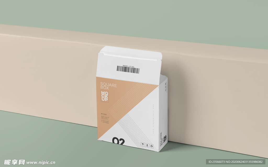 包装盒子展示效果图