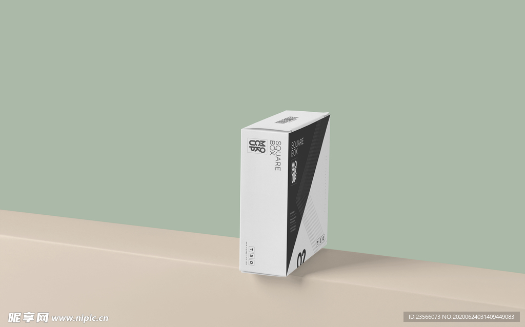 包装盒子展示效果图