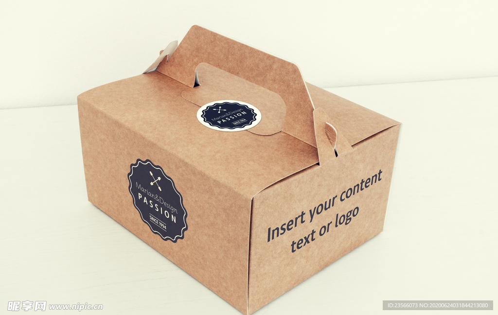 包装盒子展示效果图