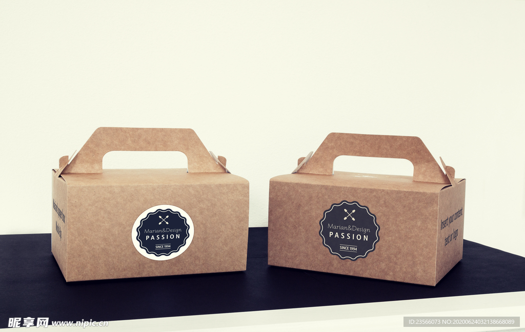 包装盒子展示效果图