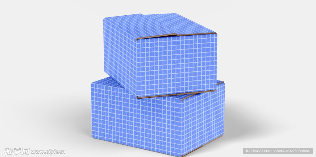 包装盒子展示效果图