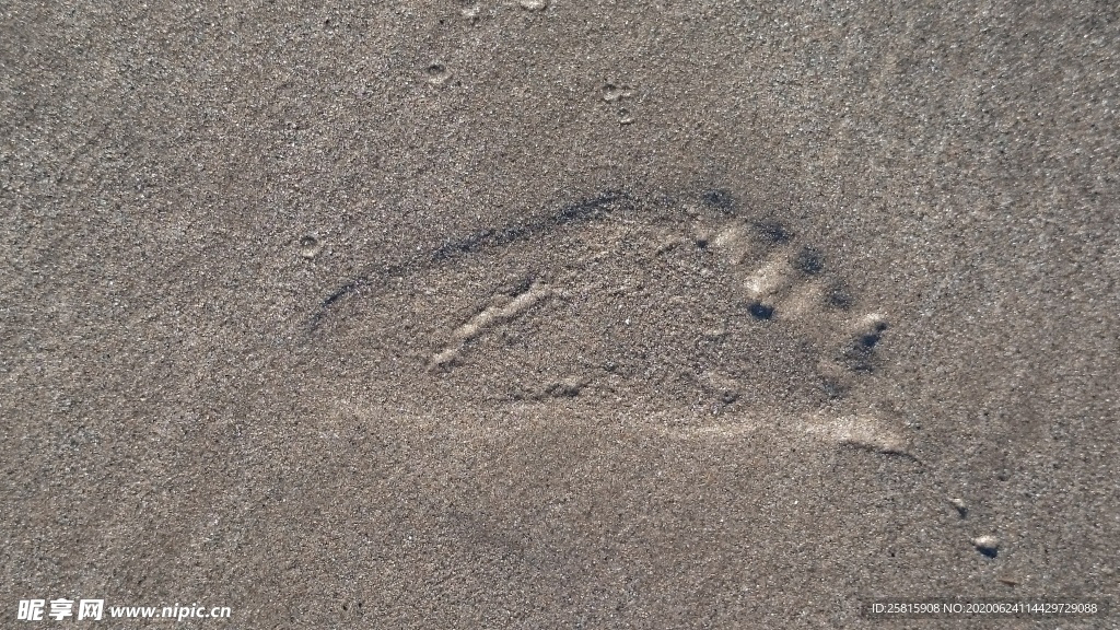 脚印鞋印足迹痕迹图片