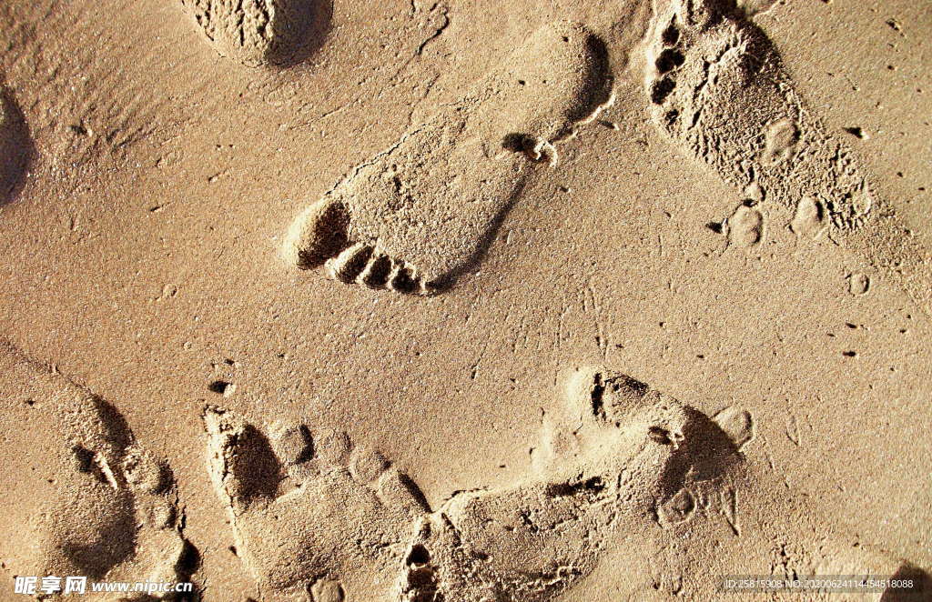 脚印鞋印足迹痕迹图片