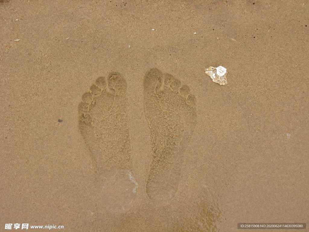 脚印鞋印足迹痕迹图片