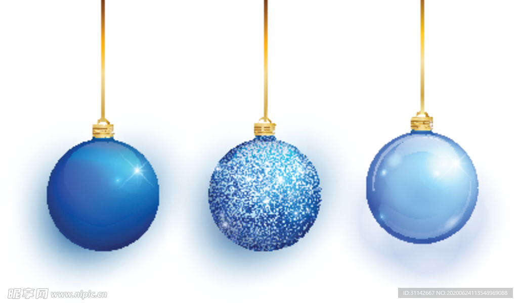 圣诞素材 彩球