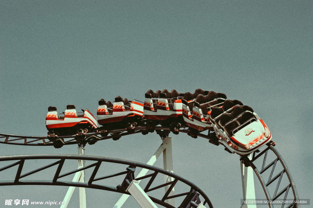 过山车惊险刺激图片