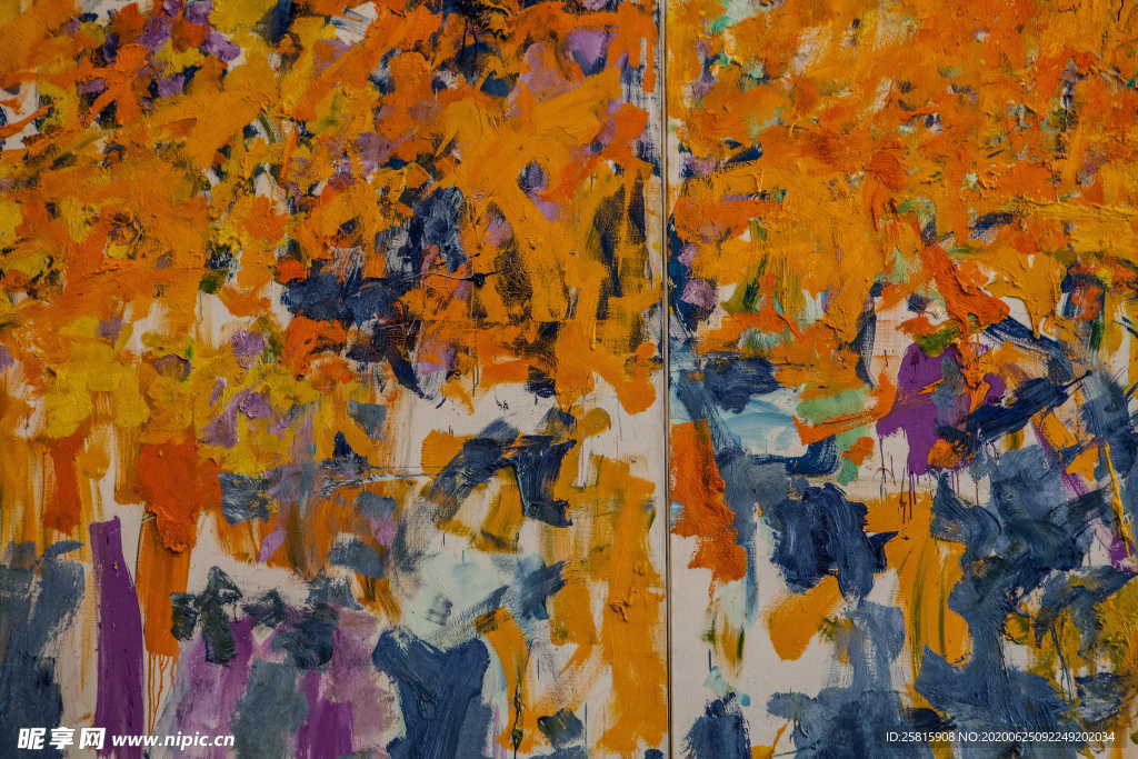 黄色抽象唯美背景图片