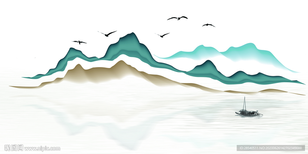 山水画 意境山水图片