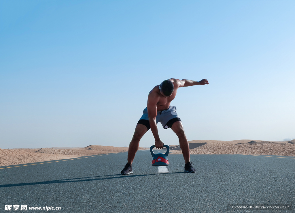 运动健身肌肉锻炼背景素材