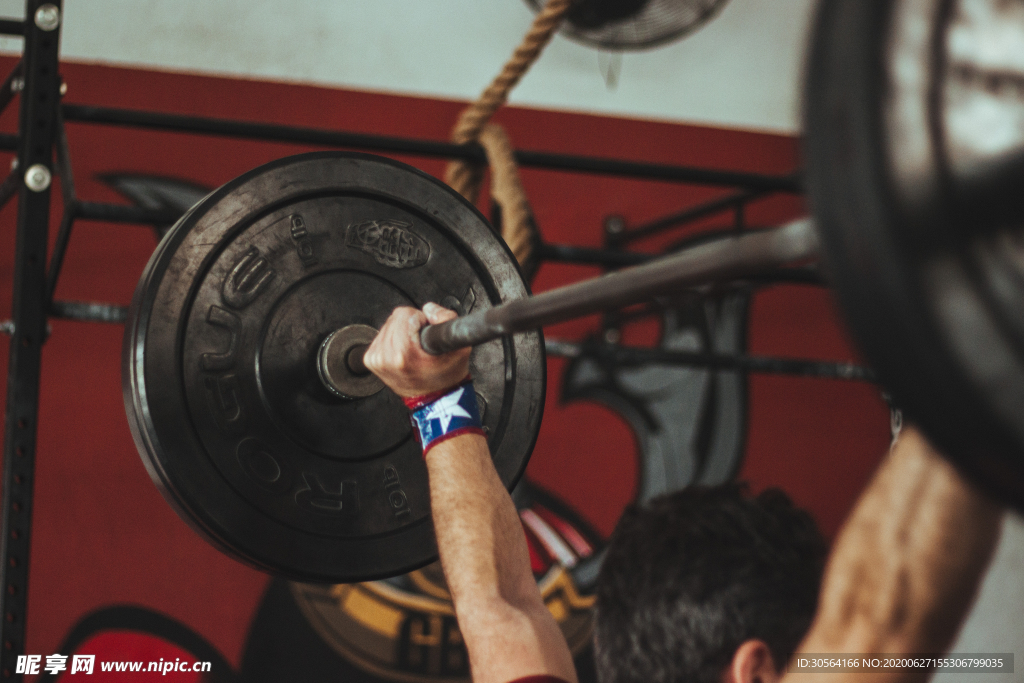 运动健身肌肉锻炼背景素材
