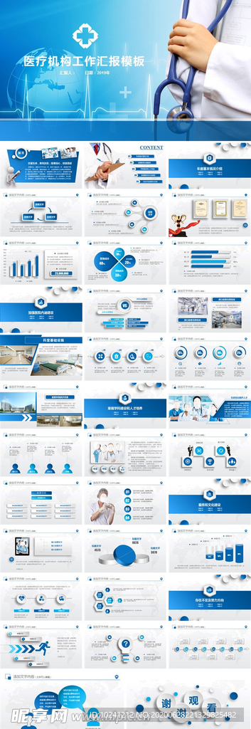 医疗机构工作汇报模板