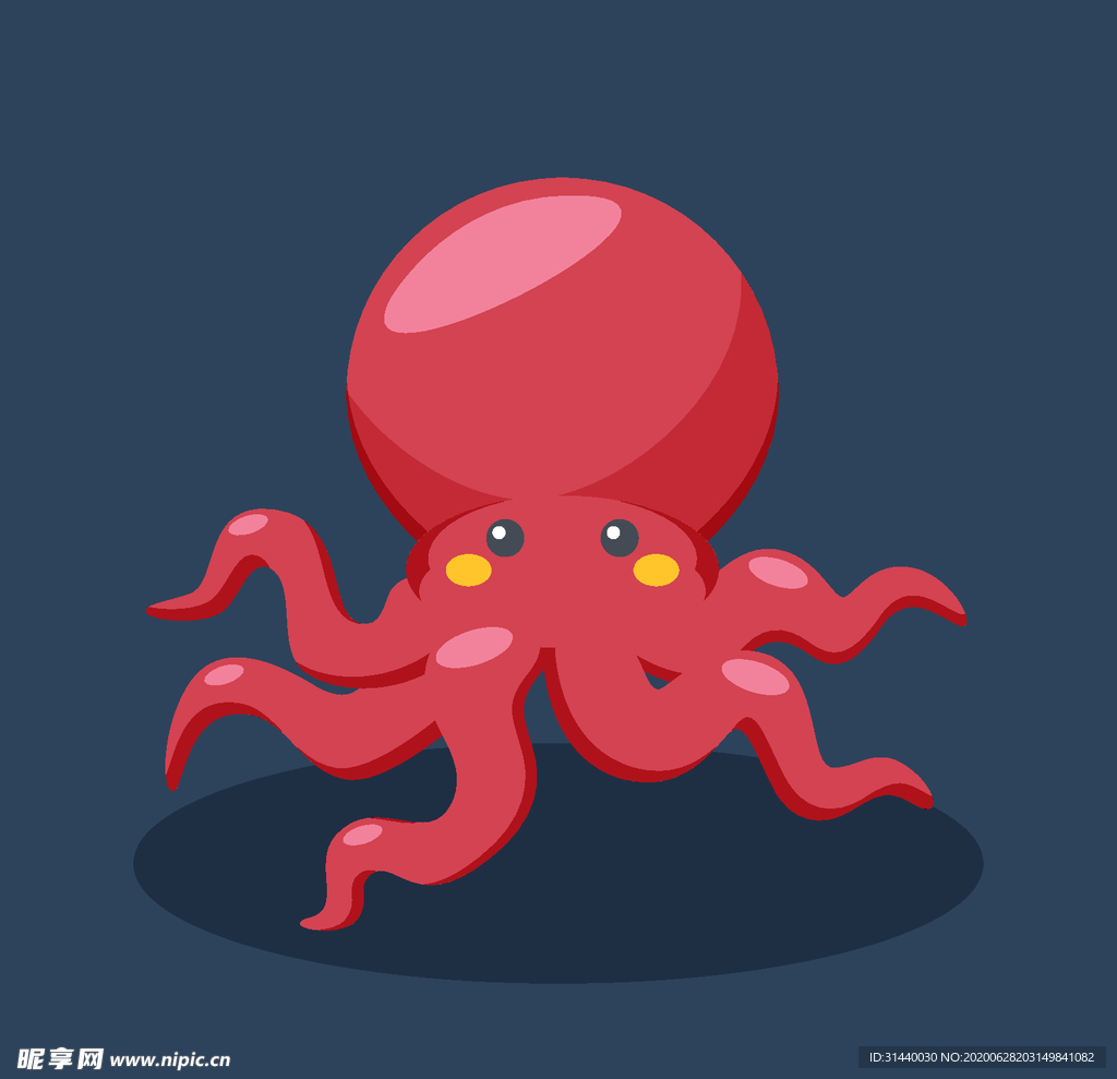 卡通章鱼