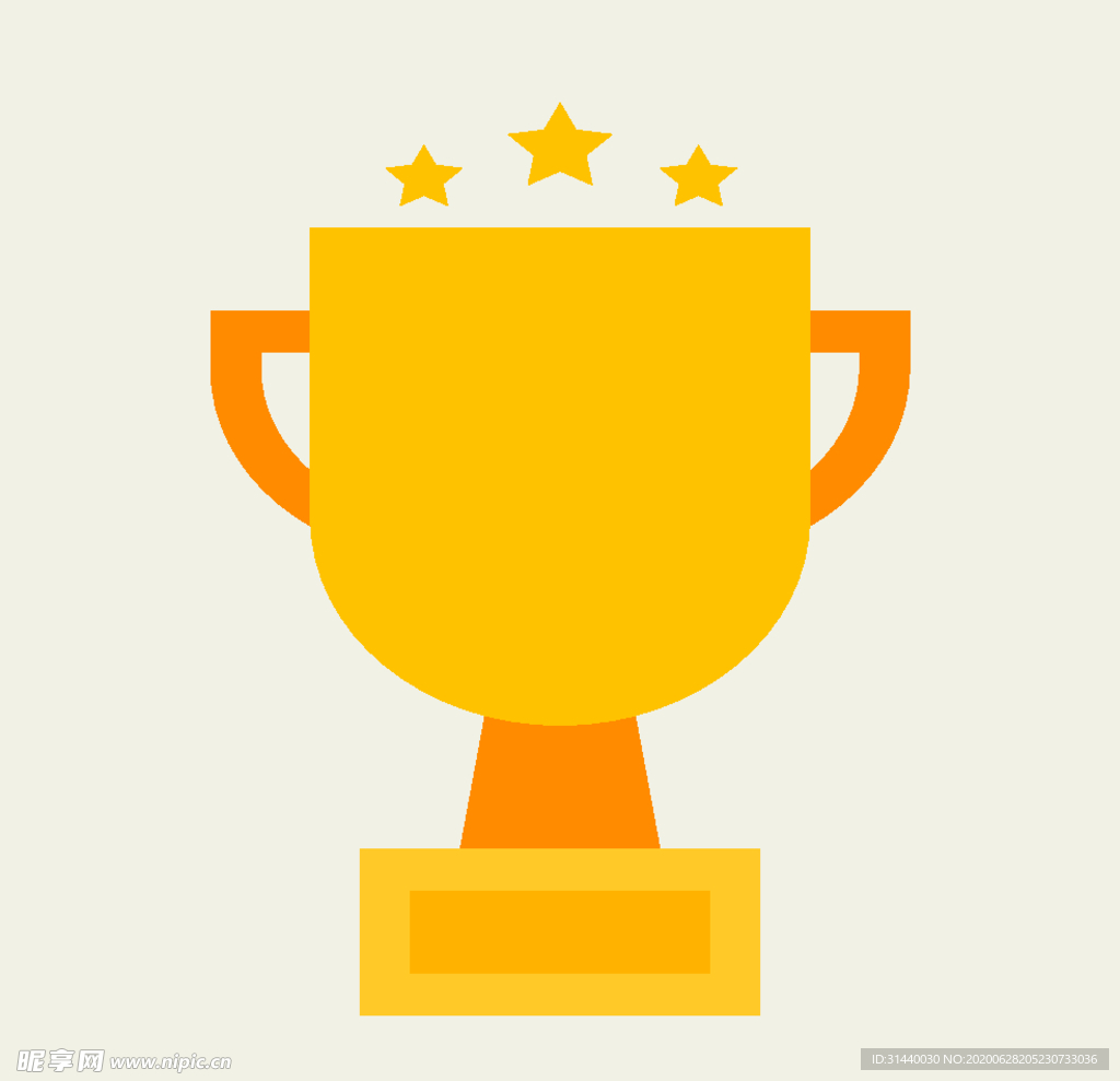 矢量奖杯
