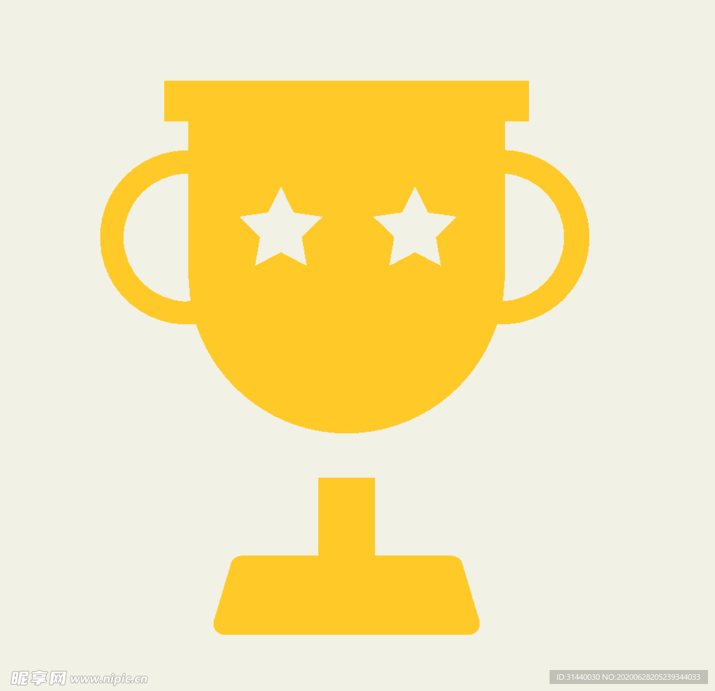 矢量奖杯