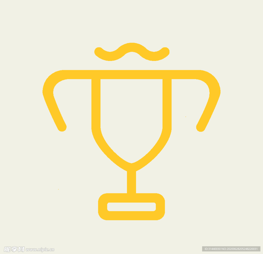 矢量奖杯