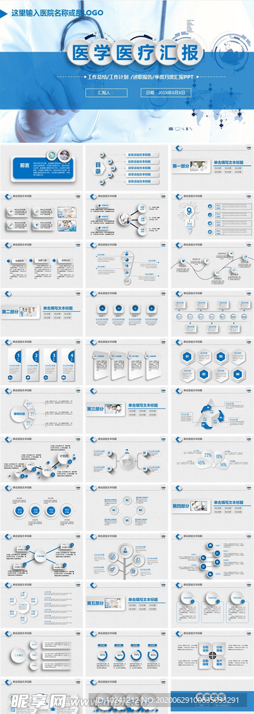医学医疗报告PPT