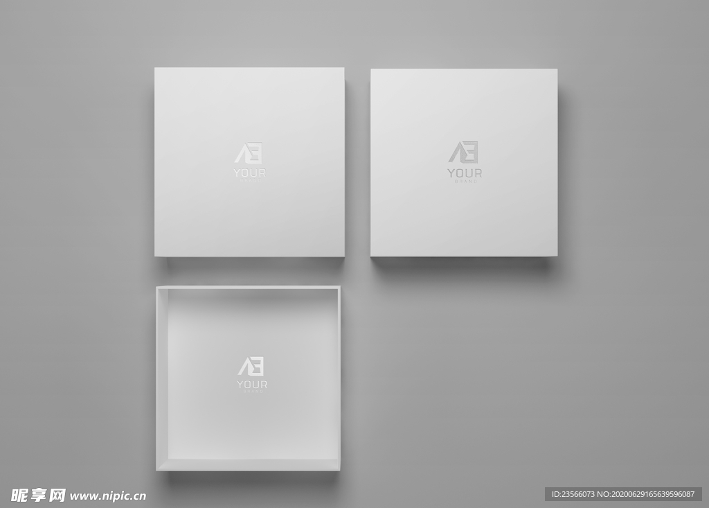 包装纸盒设计效果图