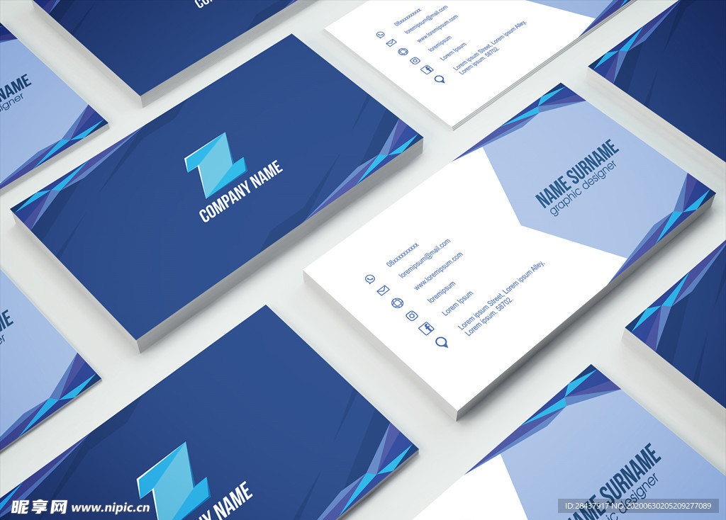 矢量名片模板