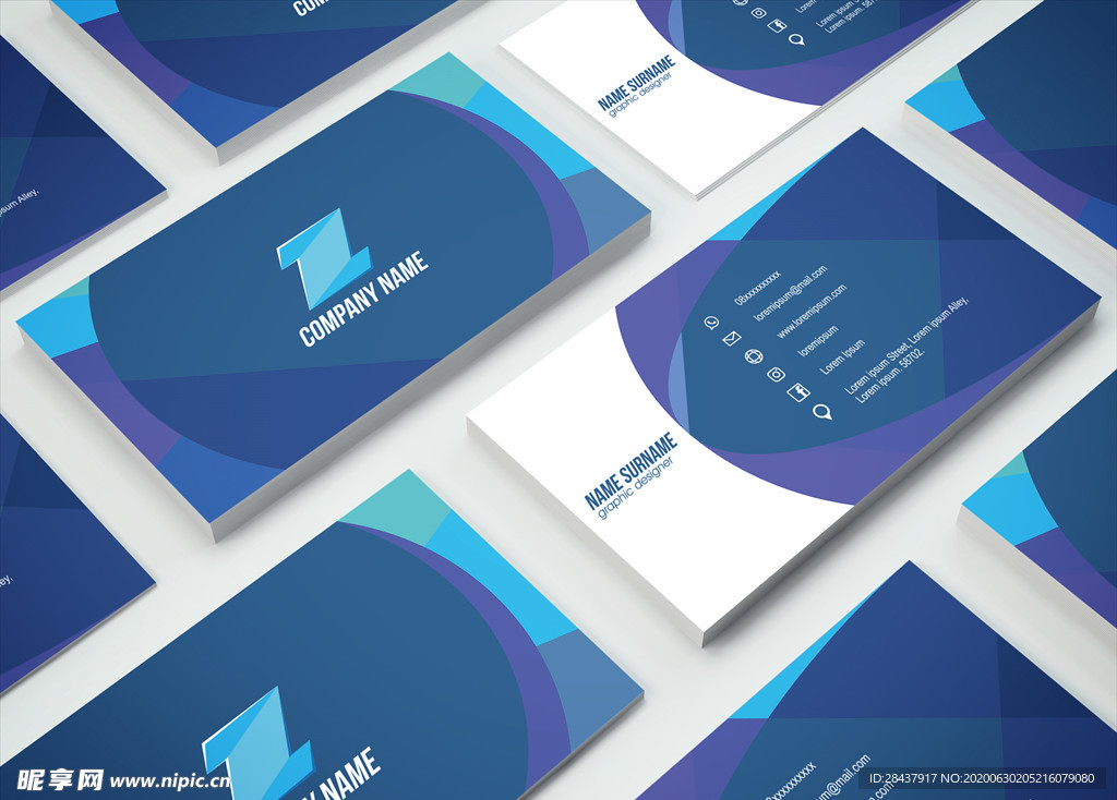 矢量名片模板