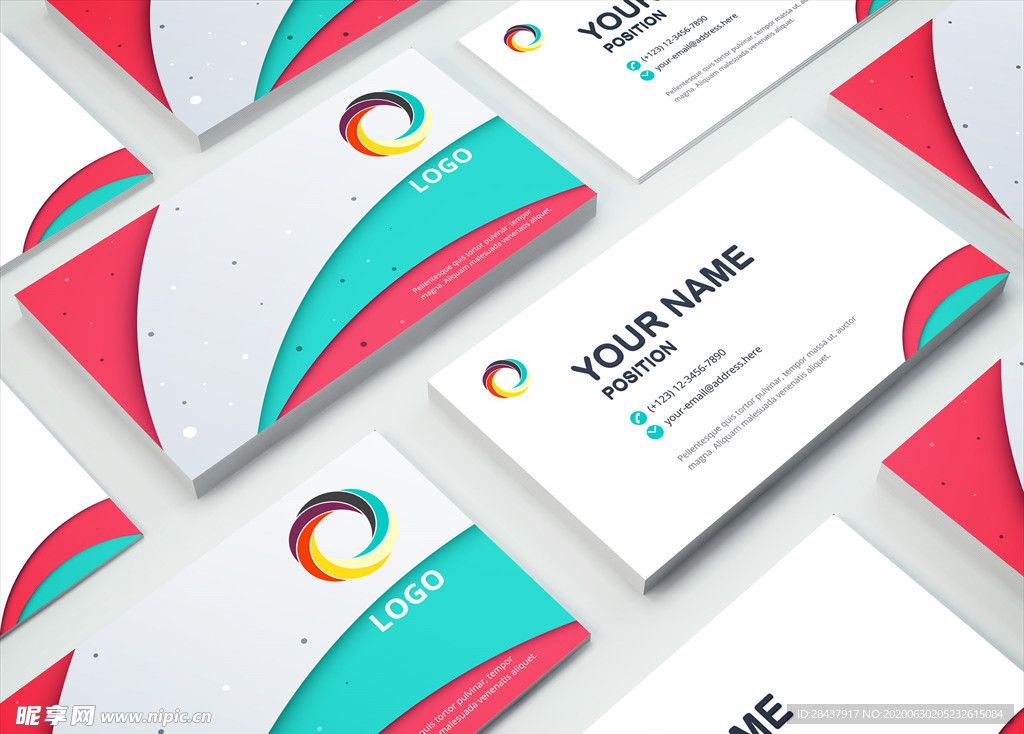 矢量名片模板