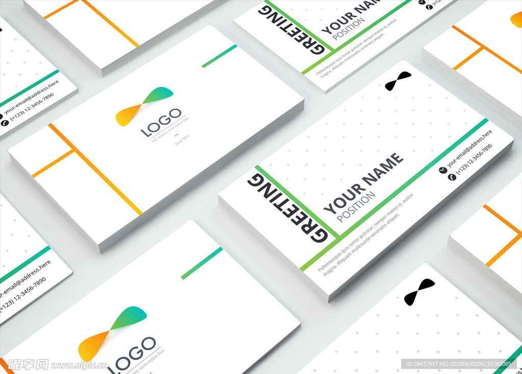矢量名片模板