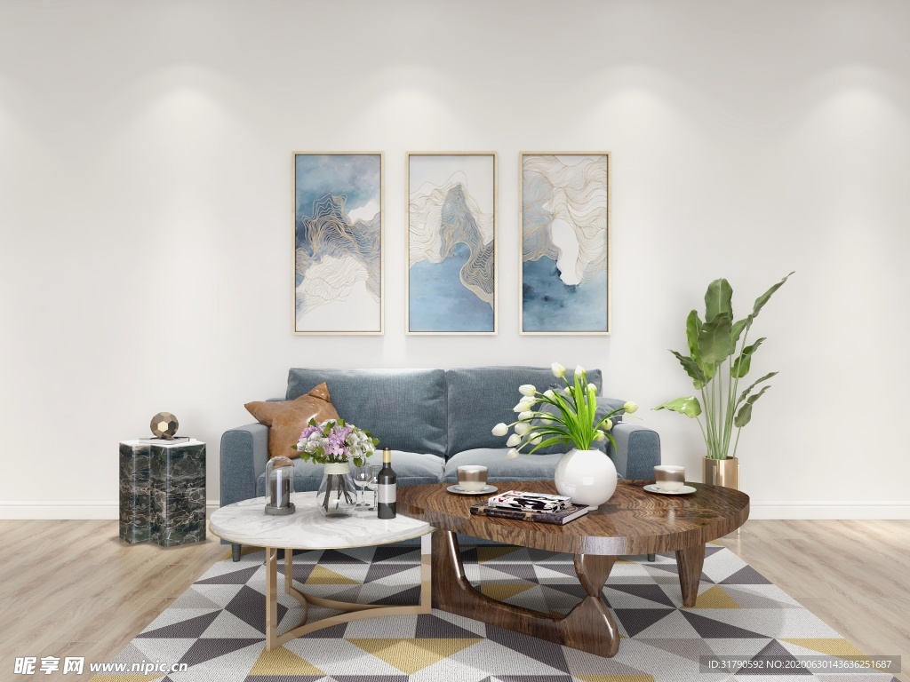 室内沙发背景墙