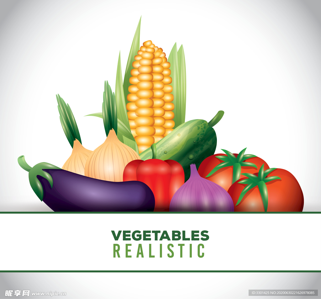 蔬菜主题矢量